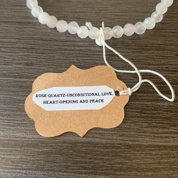 Rose Quartz Bracelet NWT - Picture 4 of 4